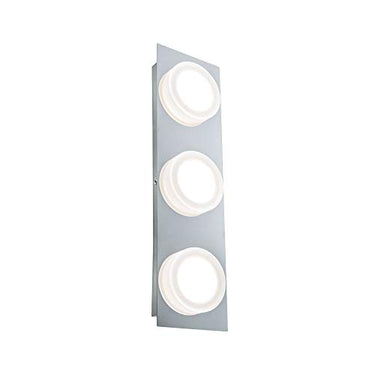 Paulmann 70876 LED Wandleuchte Doradus eckig incl. 3x4,7 Watt Wandlampe Chrom Spiegelleuchte Metall, Kunststoff Flurlampe 3000 K im Sale
